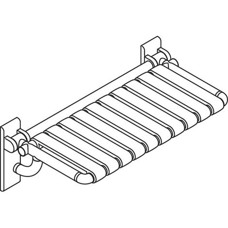 HEWI 801.51BUS450 95 Siège de douche rabattable, re-rectangulaire (USA), p.801 (1/2)