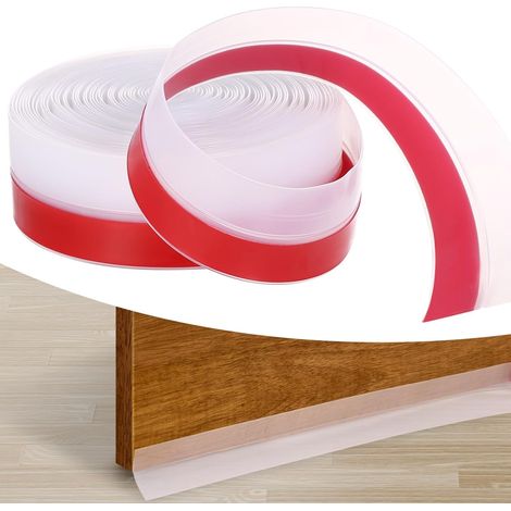 Guarnizione Adesiva Porte Finestre Gomma 3,5 cm x 8 m Trasparente (1/5)