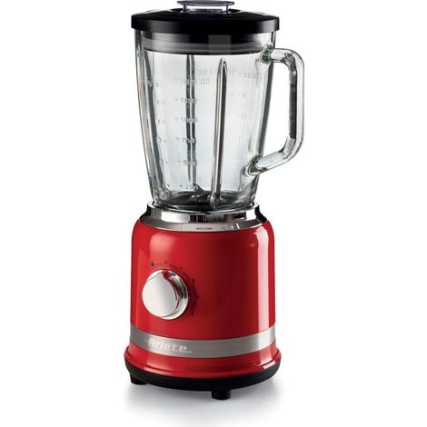 Blender électrique Moderne Rouge – 1,5 L, 1000 W