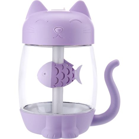 Violte Air Humidifier 3 in1 350ML USB Cat Air Humidifier Cool-Mist Lovely Mini Humidifier Mini USB F (1/5)
