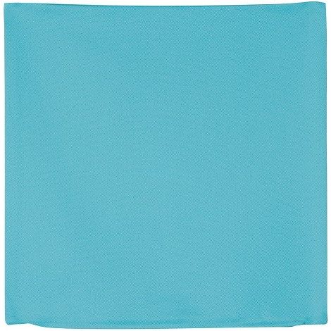 Homemaison – Housse de coussin extérieur lot de 3 – 40x40cm en toile 100% polyester – Déperlant et résistant aux frottements – Couleur turquoise