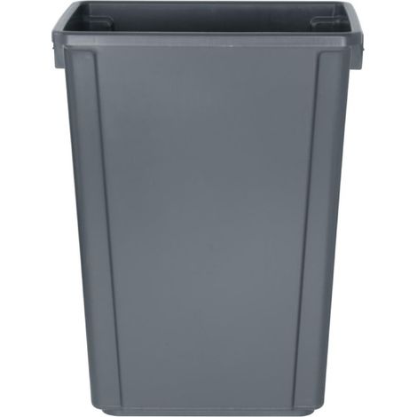 Poubelle Slim grise 60L - 455 x 312 x 600 mm - JANTEX (1/5)