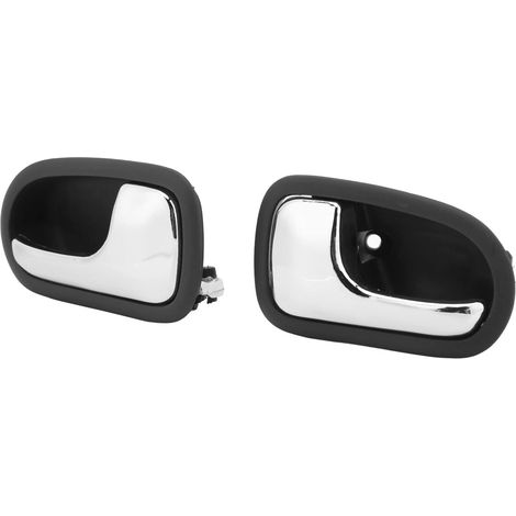 Ensemble de Poignées de Porte Intérieures, Remplacement en Acier chromé plaqué Miroir, Ensemble de Poignées de Porte à Haute sensibilité pour un Fonctionnement Fluide, Idéal pour Protege 323 (1/5)