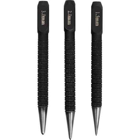 Nagelstanzer, 1,5, 2, 3 mm, 3er-Pack (1/4)