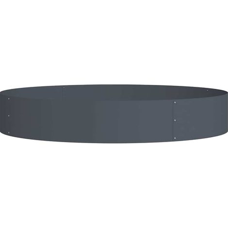 Maison Exclusive - Pflanzenring Anthrazit 120 x 120 x 20 cm Kaltg