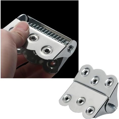 Charnière papillon multifonction en acier inoxydable pour fenêtre Fermeture automatique de porte Charnière à ressort avec vis (8) (1/4)