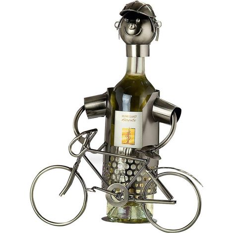 Porte-Bouteille en métal - Décoration - Porte-Bouteille de vin Amusant - Hauteur : 28 cm (1/2)