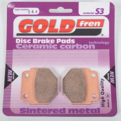 Plaquette de frein Gold Fren pour Moto Hongdou 125 GHD 7 2005 à (1/2)