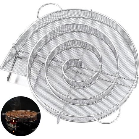 Generatore di fumo freddo - Serpentina per fumo freddo - Adatto per affumicare a freddo carne e pesce - Realizzato in acciaio inossidabile - Adatto per affumicare a freddo in affumicatori, griglie e b (1/5)