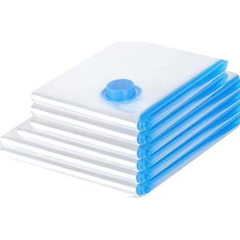 Ensemble de 6 sacs de rangement sous vide pour vêtements, réutilisables et peu encombrants (40x50cm/40x60cm/50x70cm)-AquaForge (1/4)