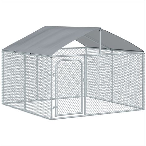 Cage de transport pour animaux Chenil extérieur en acier (1/5)