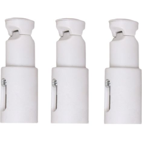 3 Pièces Fixations pour Radiateur Sèche Serviette, Support de Fixation pour Radiateur, Convient aux Radiateurs de Salle de Bains Droits ou Courbés (1/4)