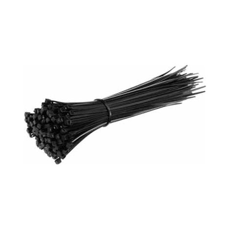 Fascette fissacavo nylon-66 per cablaggi 4.8x200mm nero 100pcs V-TAC - sku 11177