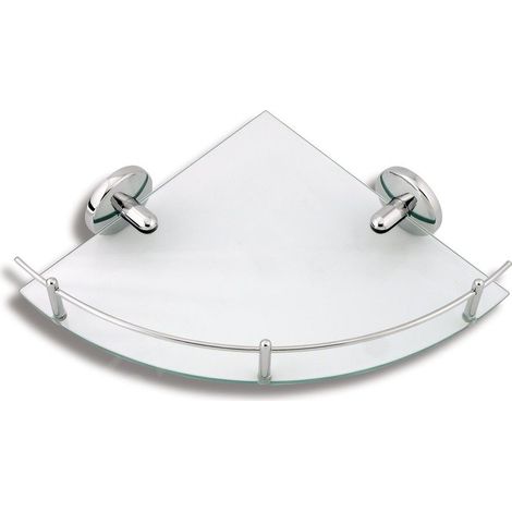 Novaservis Metalia 1 - Tablette d'angle, verre/chrome 6158,0 (1/2)