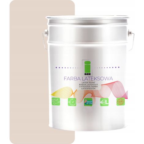 PITTURA MURALE AL LATTICE PER INTERNI BEIGE CALDO 5L PRODUTTORE (1/5)
