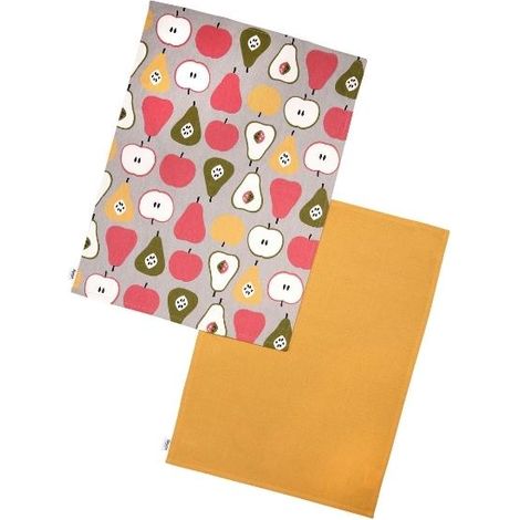 Dexam Orchard Fruit Set of 2 Tea Towels