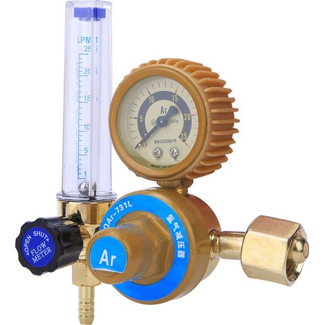 Pièces pour soudeuse MIG/TIG argon/CO2 : débitmètre, régulateur, manomètre