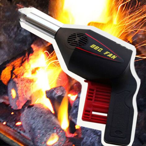 Ventilateur de Barbecue Electrique Portatif Souffleur à Barbecue Outil pour Camping Pique-Nique Barbecue en Plein Air Cadeau de Noël pour Mari (1/4)