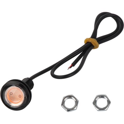 Feu de recul LED Œil d'Aigle 23mm Rouge 9W étanche pour voiture moto (1/5)