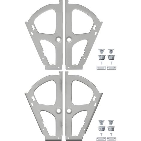 Cerniera per cassetto Flip 2 pcs Argento 235 x 155 x 30 mm vidaXL