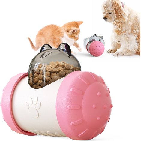 Jouet Interactif Pour Chien - Distributeur De Friandises En Forme D'Ours Basculant - Jouet Éducatif Sans Électricité - ABS Alimentaire - 14,6 x 7,7 x 10,9 cm - 1 Pièce (1/5)