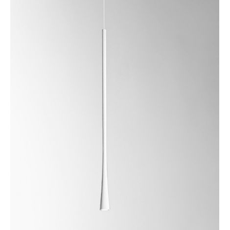 Suspension Simple Dafne S/G Led 7W 3000K Cri90 En Aluminium - Blanc Satiné Avec Rosace Blanche - Gealuce (1/5)