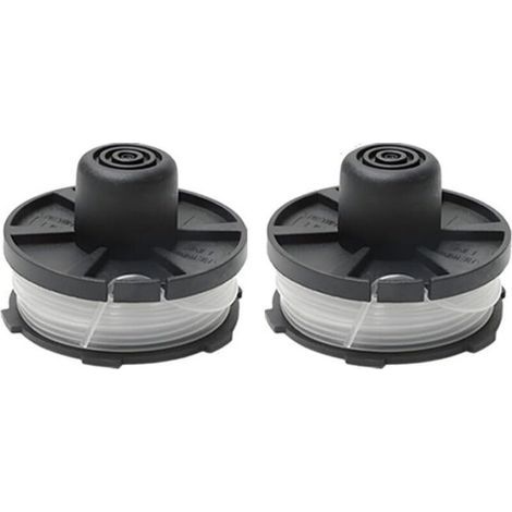 Bobine filetée de rechange pour tondeuse à gazon,Compatible avec Makita 18V dur181/RF/Z,195858-1/196145-9 rechange pour coupe-herbe,Inclus:2 bobines rechange (1/4)