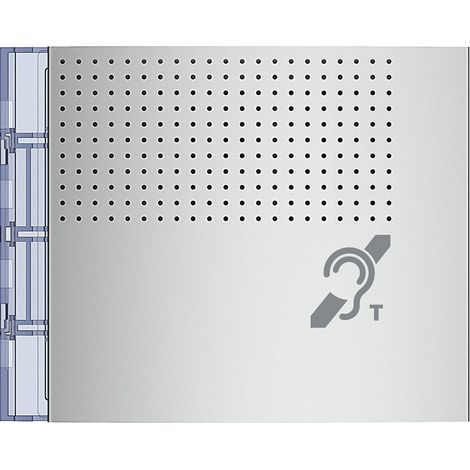 Façade Sfera New pour module boucle inductive et synthèse vocale Allmetal BTICINO 352701 (1/2)