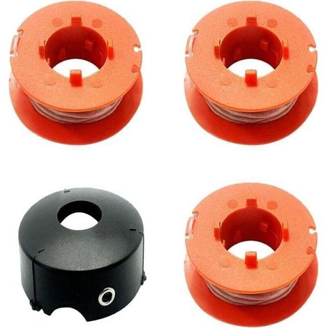 bobines de fil de rechange pour coupe-bordure Bosch ART 23/26/30 Combitrim 23/26 Easytrim, pour bobine de fil unique Bosch F016800175,avec 1 pour couvercle de bobine Bosch (1/4)