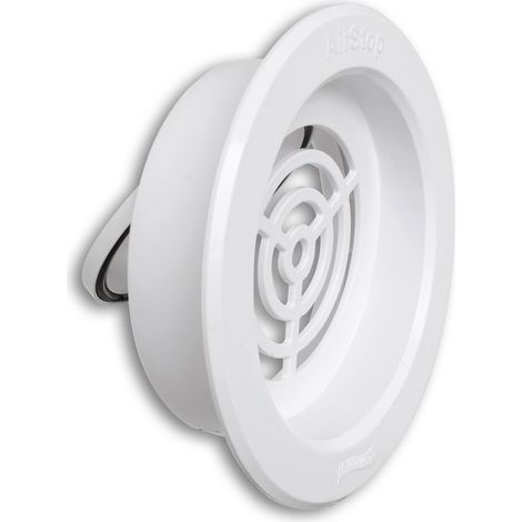 La Ventilazione AIRSB Valvola Antiritorno in PVC, Bianco, diametro 140 mm (1/5)