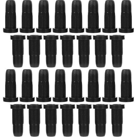 Lot de 30 protections de pieds de chaises de jeu, embouts de pieds de meubles, manchons pour roulettes, inserts ronds (1/2)