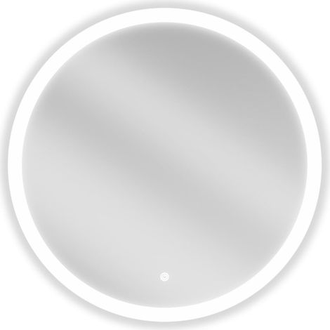 Mexen Oro Specchio da Bagno Retroilluminato, Rotondo 70 cm, LED 6000K, Antiappannamento - 9824-070-070-611-00 (1/5)