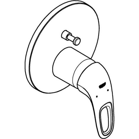 Grohe Eurostyle Einhand-Wannenbatterie, Unterputzmontage, offener (1/5)