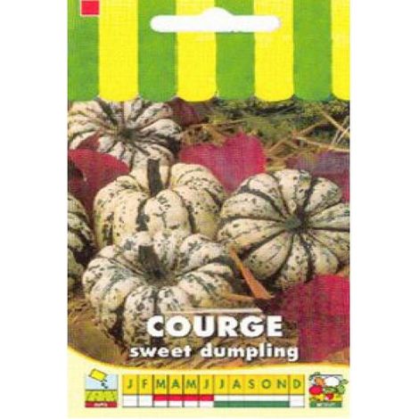 Courge 'Sweet Dumpling' le sachet de 25 graines (2g) (1/2)