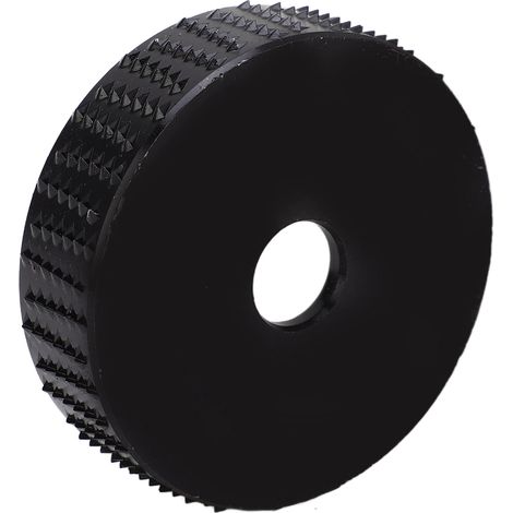 Disque de polissage pour meuleuse d'angle en acier au carbone résistant à l'usure, pour le travail du bois, noir (1/5)