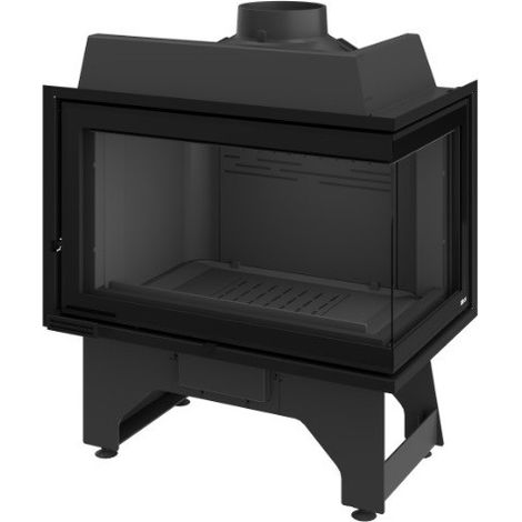 Insert cheminée à bois KFD ECO iLUX 90 coin droit (1/5)