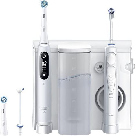 Oral-B iO6 & OxyJet Adulto Cepillo dental oscilante Blanco