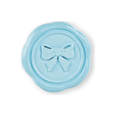 Cupido&Co. Ceralacca Fiocco Azzurro Adesivo 24 Pz