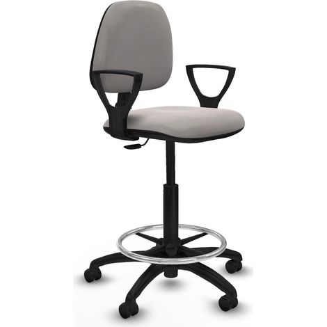 Chaise de bureau Piqueras y Crespo BFN01RP blanc ajustable 50 cm