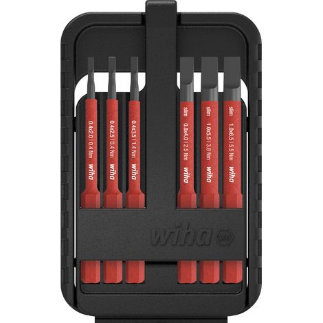 Wiha Inserto set slimBit electric A taglio 6 pz. (43152)