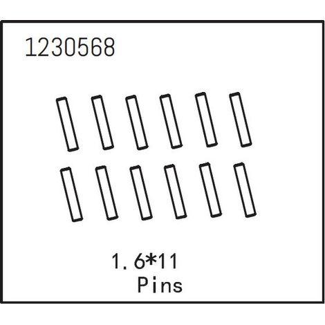 Pins 1.6x11