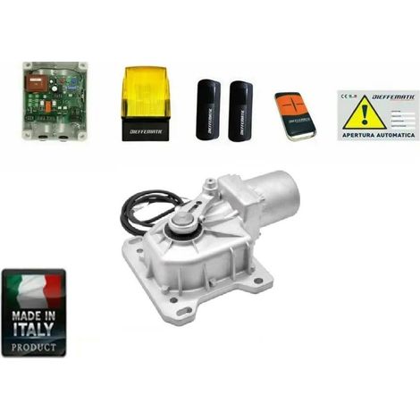 Kit Cromo 1 Anta 24v Automazione Apri Cancello Battente Interrato Automatismo