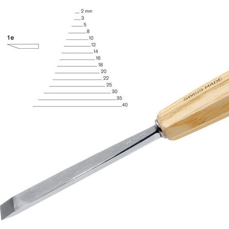 Gouge à sculpter droite Profil Pfeil PF01-02 (1/5)