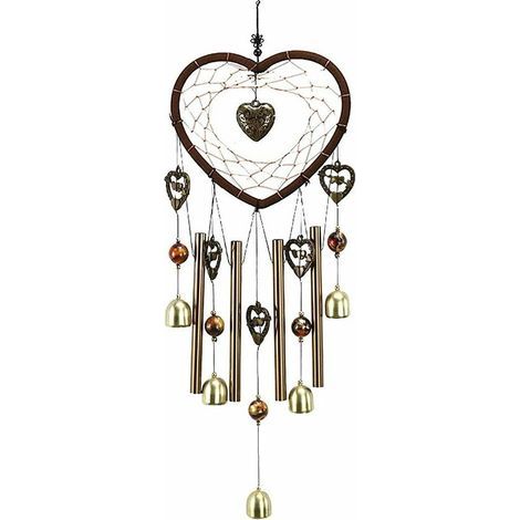 Carillon éolien extérieur en cloche métal, décoration de Noël – (1/4)