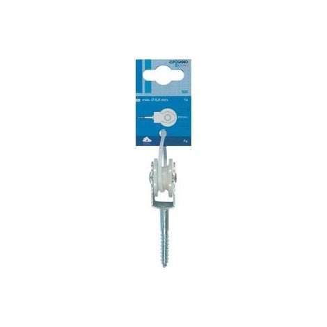 Polea para cable 8mm de 1unidades (por 10)