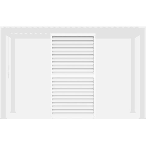 Persiana con lamelle orientabili 1.3m per pergola Triomphe