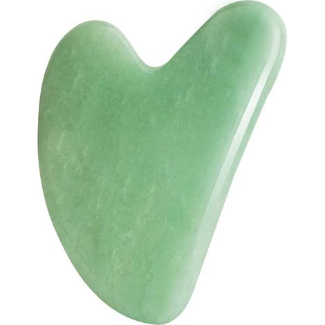 Gua Sha Stone For Facial Massage - Green (1/3)