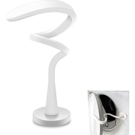 Soportes para puerta de lavadora, carga frontal, para cámara de bebé, lavadora y teléfono móvil (blanco)