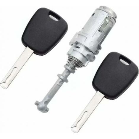 Serrure et barillet pour porte avant gauche Citroën C2 C3 – Cylindre de 30mm – 2 clés incluses – Résistance à la corrosion (1/5)
