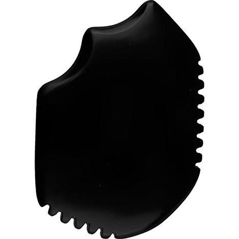 Gua Sha – Natürlicher weißer Stein – Gesichts- und Körpermassagegerät – Zur Anregung der Lymphzirkulation und Entstauung – 1 Stück (1/5)